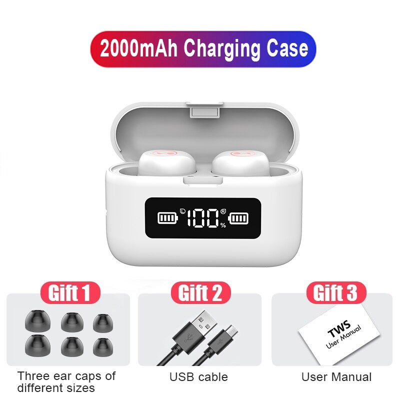 Action daily - Wireless earphones with Battery display