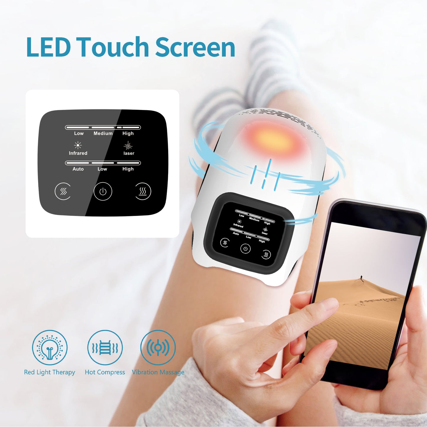 Intelligent Heating Knee Massager