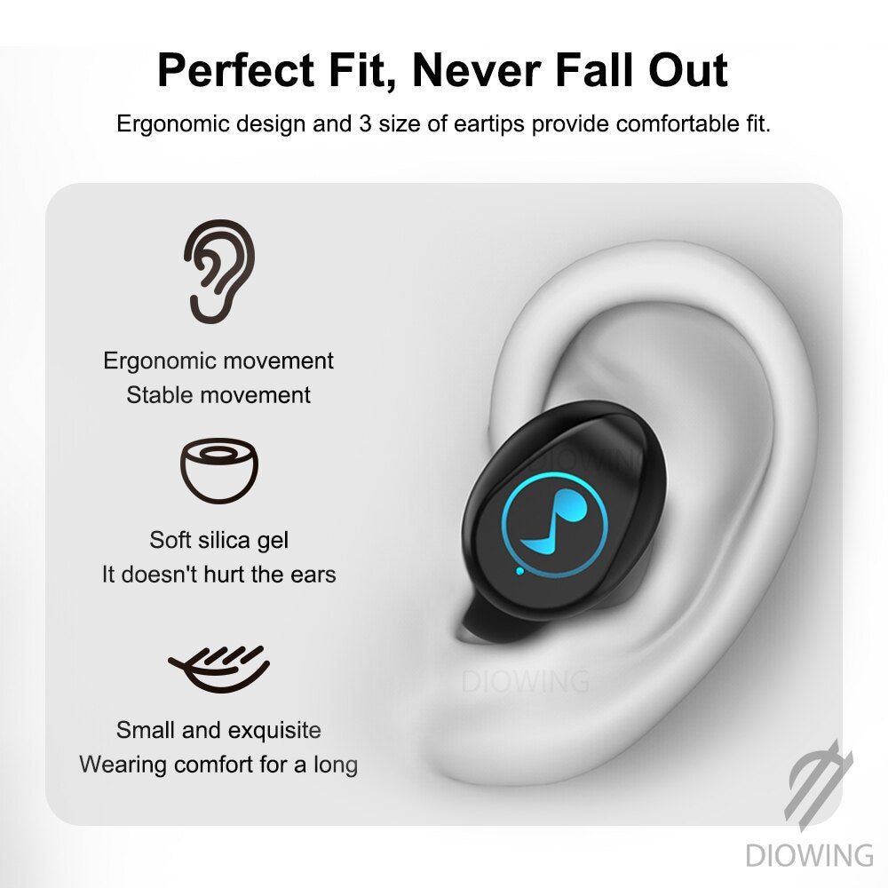 Action daily - Wireless earphones with Battery display