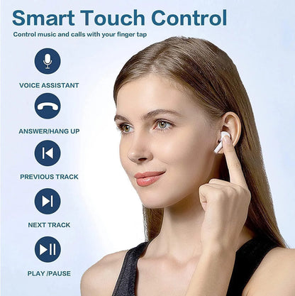 True Wireless Bluetooth Earphones with noise cancelling